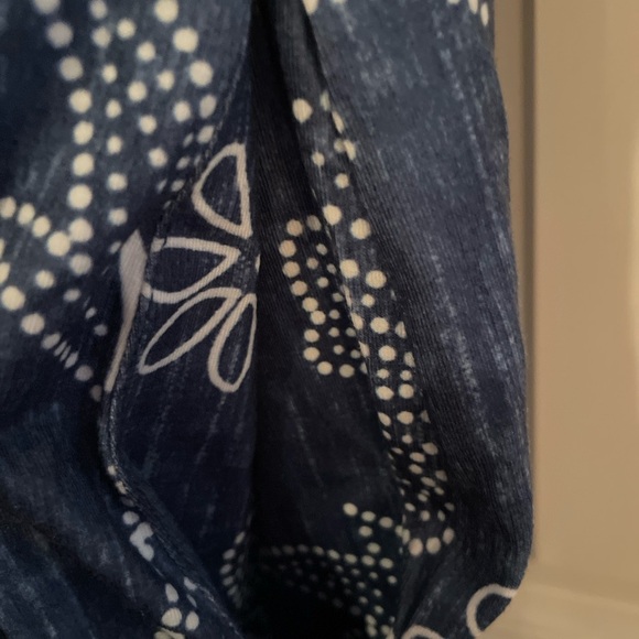 NWT Zolucky Blue White floral wide leg Jumper Boho beach festival summer S - Picture 7 of 14